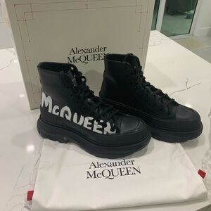 Alexander McQueen Black Chunky Sole Sneakers